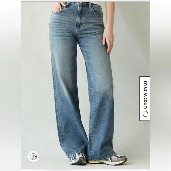 Pacsun Madison High Waisted Girlfriend Jeans Medium Indigo - Picture 2 of 8